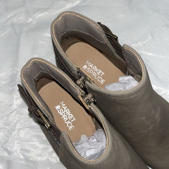 Market & Spruce Brown Ankle Boots(Size 6.5M) - Picture 9 of 9